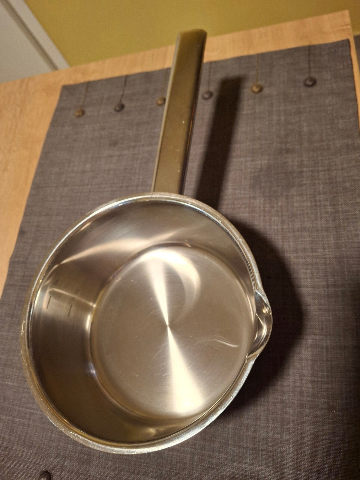 Villeroy& Boch Vivo marmite 1l, Inox, Enlèvement ou Envoi, Comme neuf, Plaque céramique