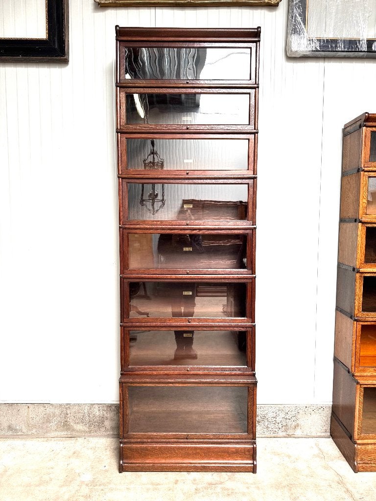Originele HOGE Globe Wernicke antieke BOEKENKAST VITRINEKAST, Ophalen of Verzenden