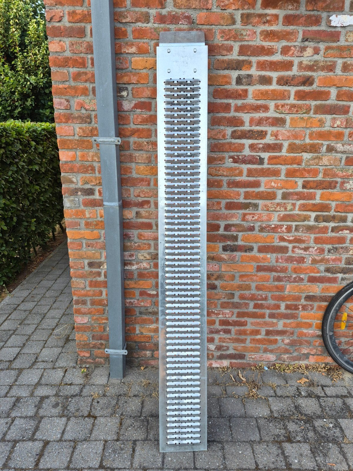 oprijplaat, Ophalen