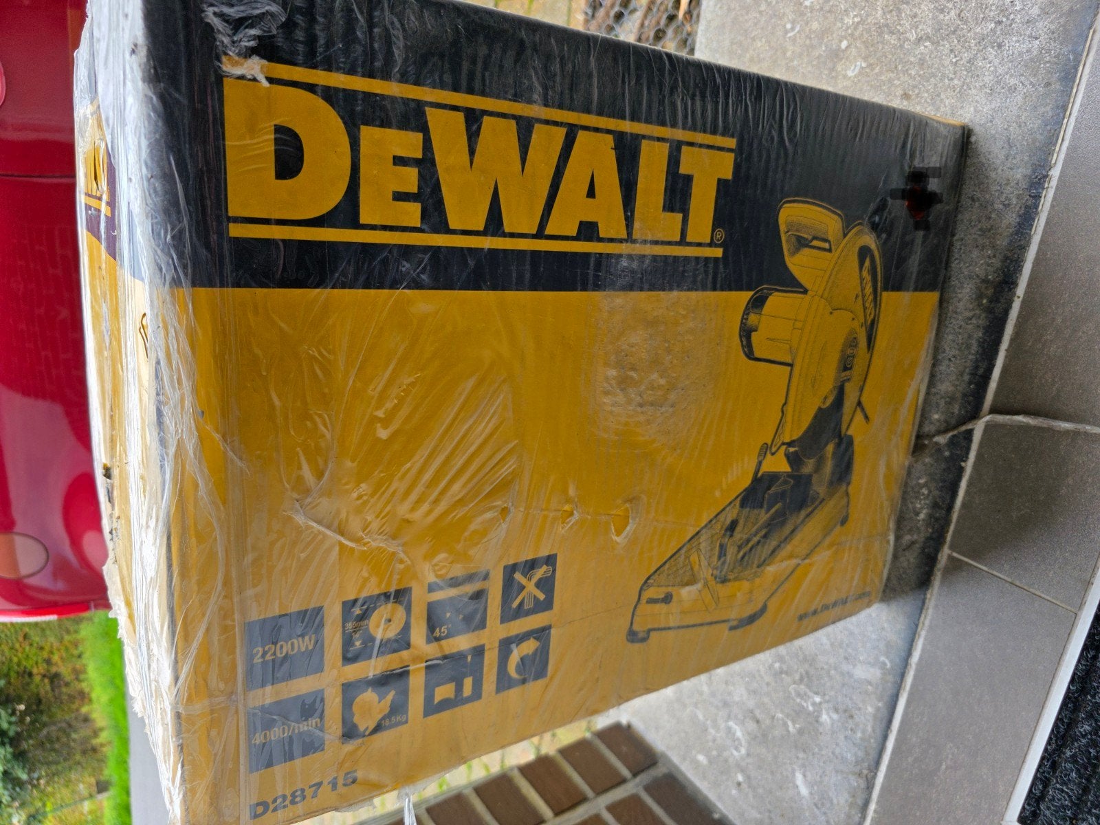 SPLINTERNIEUW DeWALT D28715 Afkort slijpmachine, Doe-het-zelf en Bouw, De Walt, 70 mm of meer, Nieuw, Ophalen of Verzenden