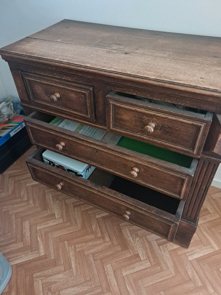Commode, Moins de 100 cm, Enlèvement, Utilisé, Chêne