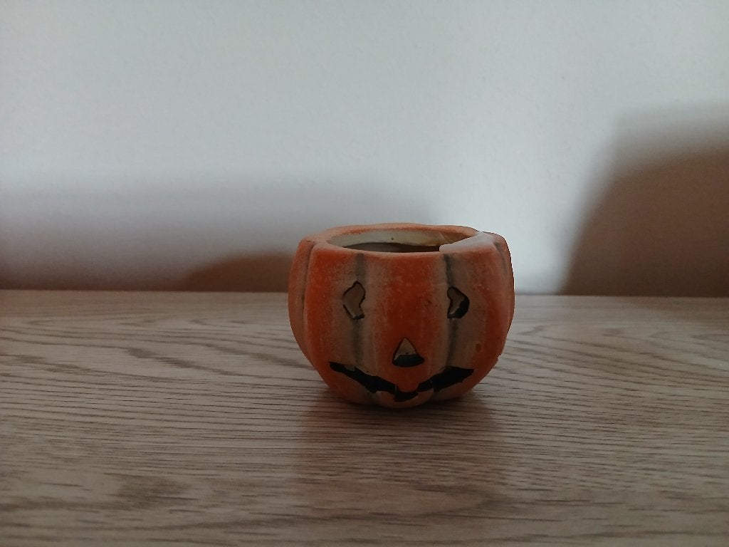 Halloween pompoen, Ophalen, Zo goed als nieuw