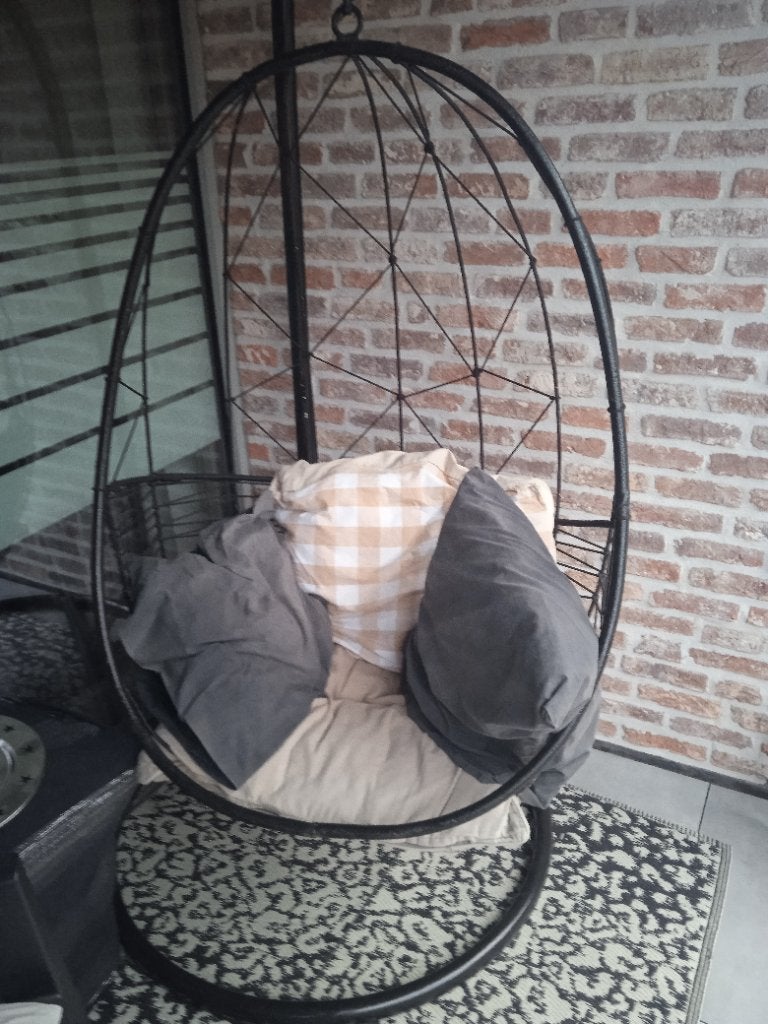 Schommel ei, Jardin & Terrasse, Une personne, Avec support, Enlèvement, Utilisé