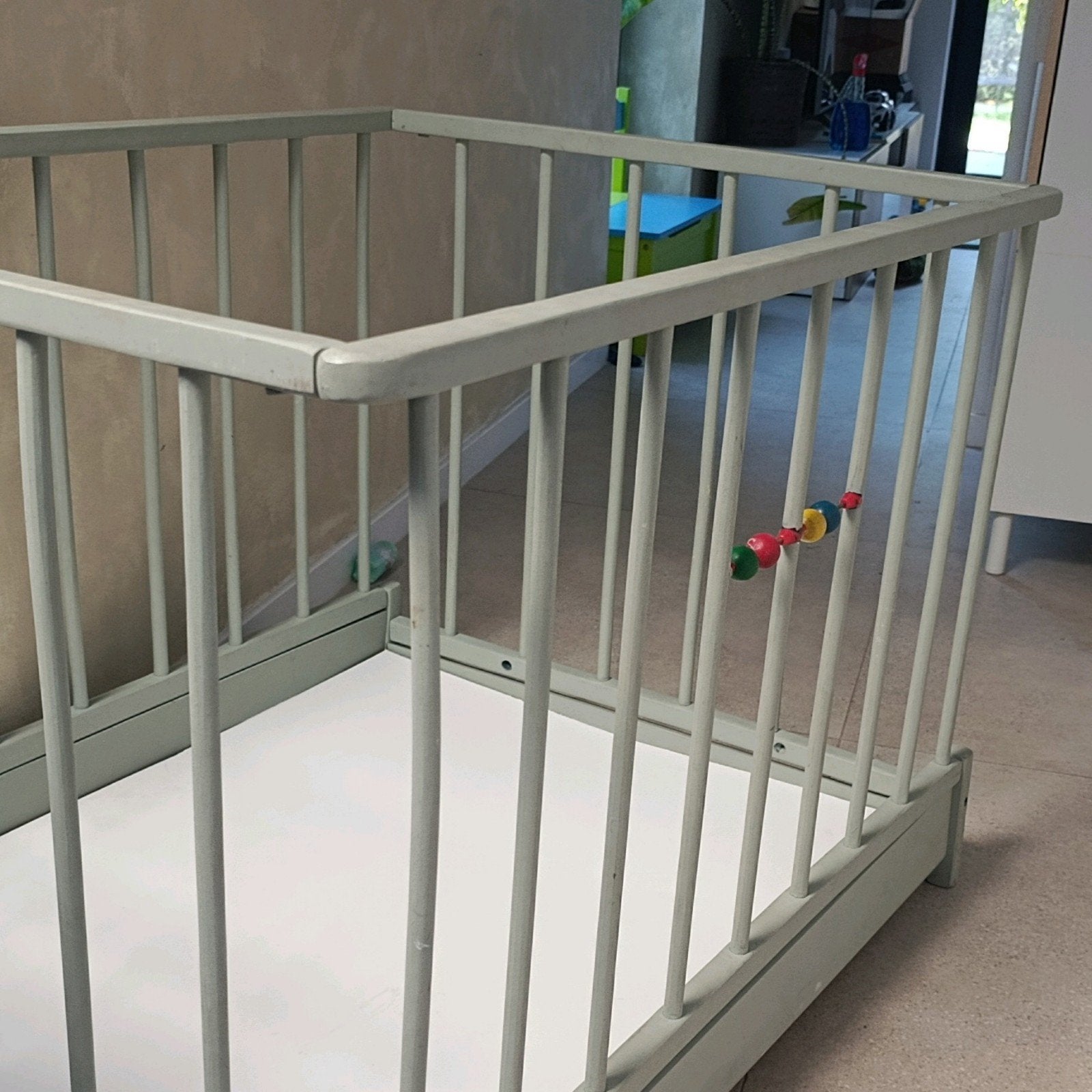 Vintage Babypark - lichtgrijs, Kinderen en Baby's, Ophalen