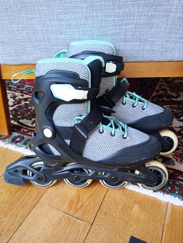 Rollers, Gebruikt, Inline skates 4 wielen, Dames, Ophalen