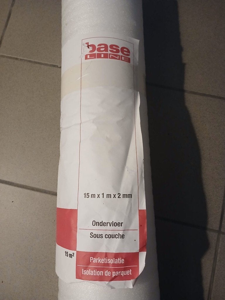 Parketisolatie ondervloer, Ophalen, Nieuw