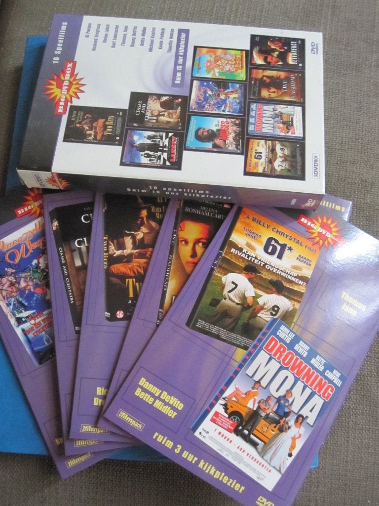 Big DVD Box - 10 speelfilms (10 films op 5 disc), Engels, Vanaf 16 jaar, Nederlands, Zo goed als nieuw