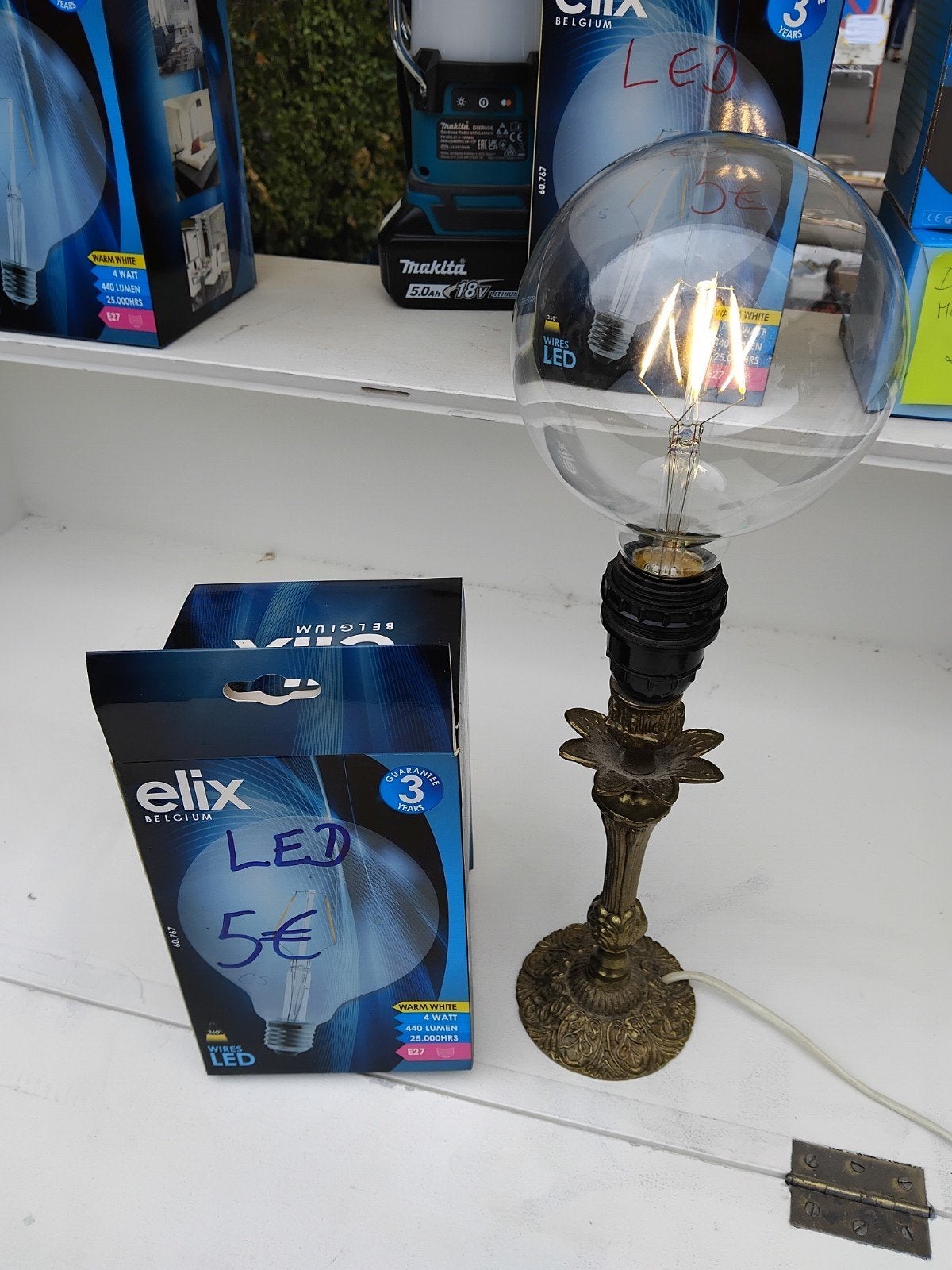 ampoules LED boule, Enlèvement