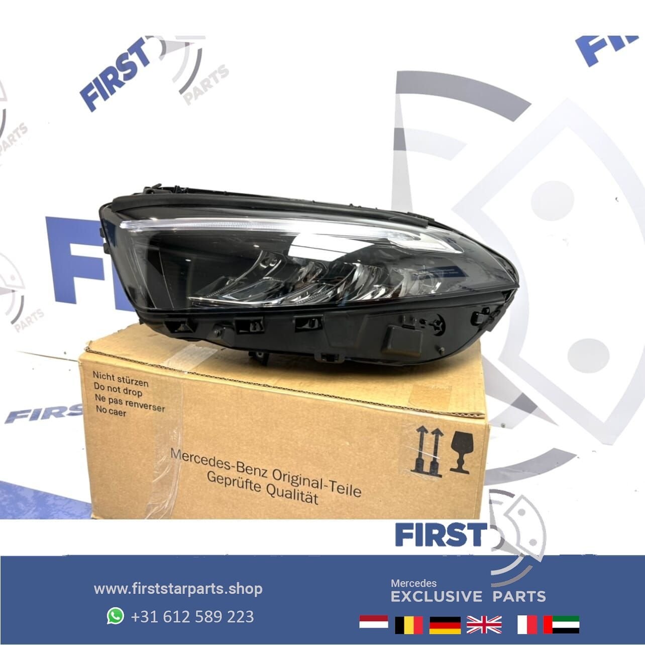 A1779065104 W177 V177 FACELIFT HALF LED KOPLAMP LINKS origin, Auto-onderdelen, Gebruikt, -, Ophalen of Verzenden, -