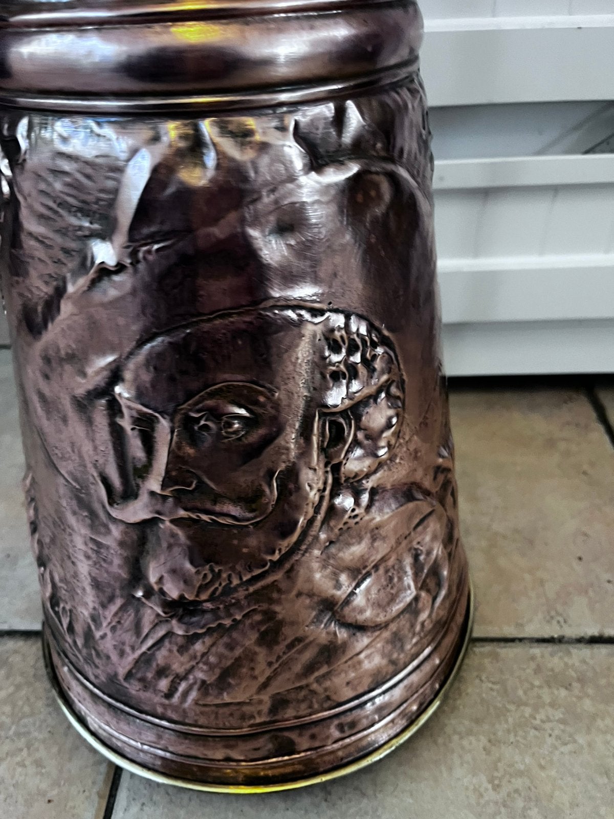 Koperen emmers, Ophalen of Verzenden, Gebruikt, Metaal