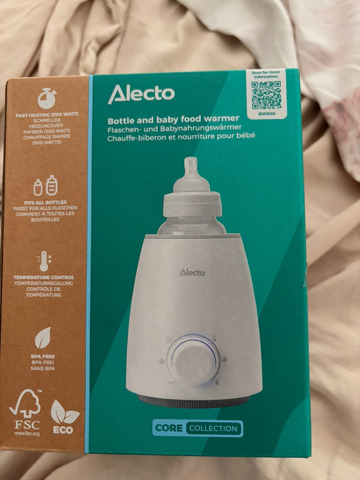 Flesverwarmer alecto - nieuw, Ophalen, Nieuw, Flessen- of potjesverwarmer, Alecto
