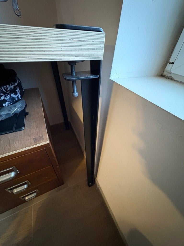 Tafelpoten / bureaupoten – industrieel design, Huis en Inrichting, Tafelonderdelen, Nieuw, Tafelpoot, 50 tot 100 cm, Minder dan 50 cm