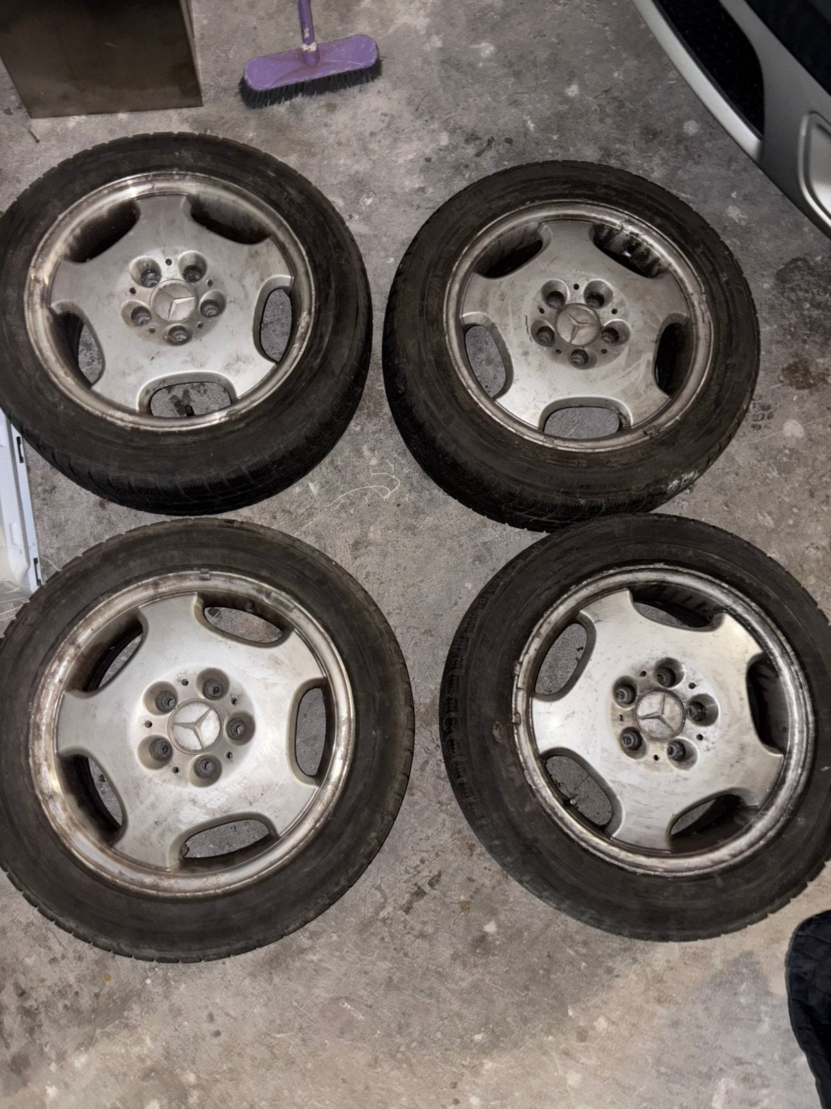 JANTES VELGEN MERCEDES W124 W210 W202 W201 190 250 E C CLASS, Enlèvement, Jante(s)