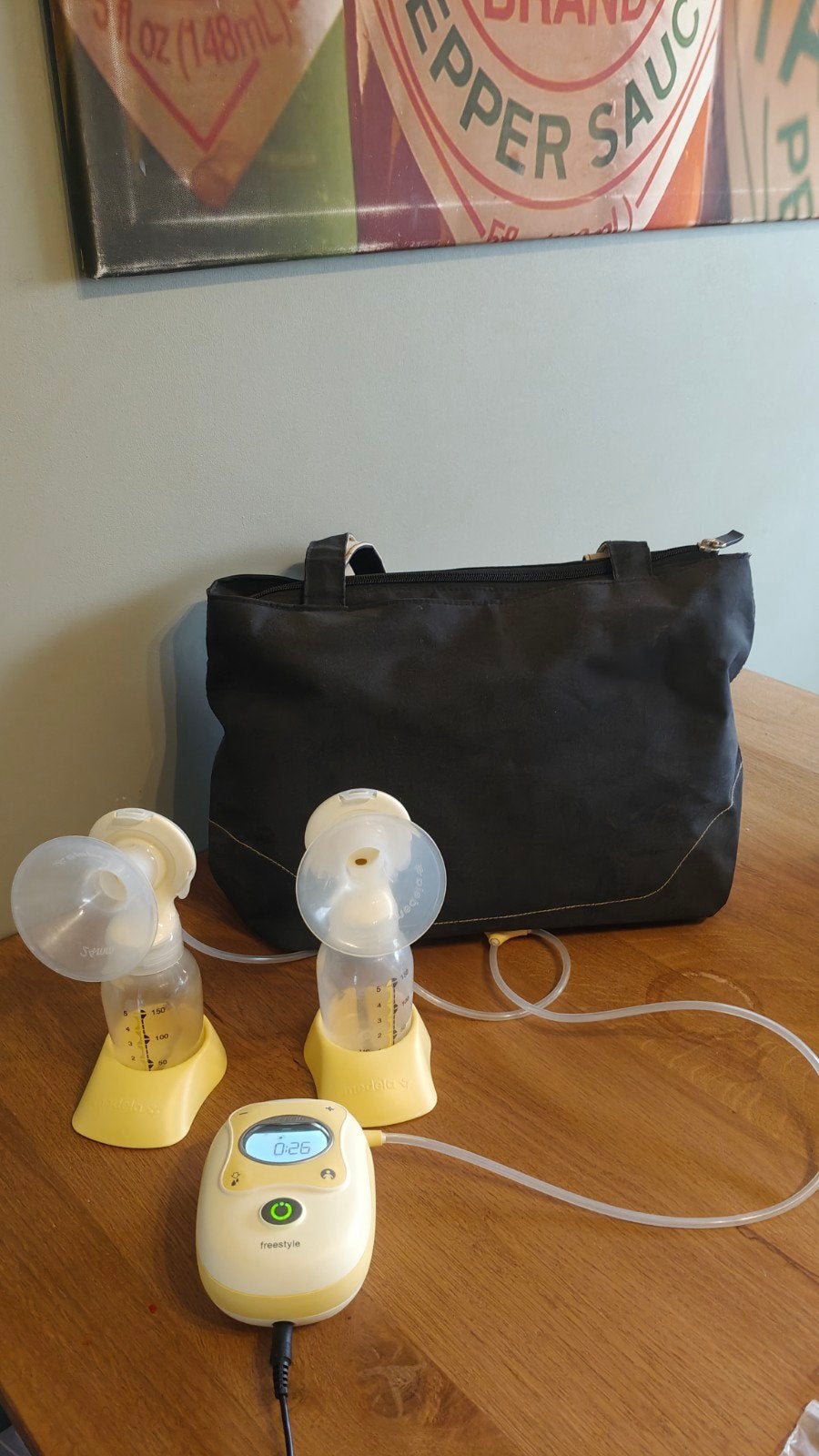 3 Medela borstvoeding kolven met toebehoren., Enlèvement, Medela