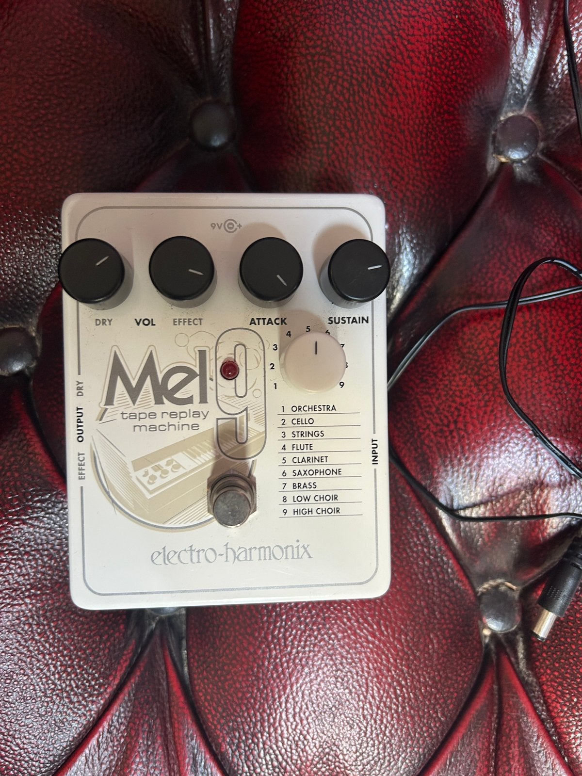 Electro-Harmonix MEL9 Tape Replay Machine gitaarpedaal, Musique & Instruments, Effets, Comme neuf, Enlèvement ou Envoi
