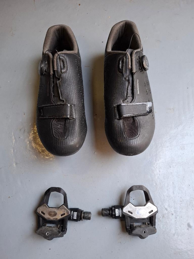 KlikPedalen en fietsschoenen maat 45 (ook apart te koop), Fietsen en Brommers, Fietsonderdelen, Ophalen of Verzenden, Zo goed als nieuw