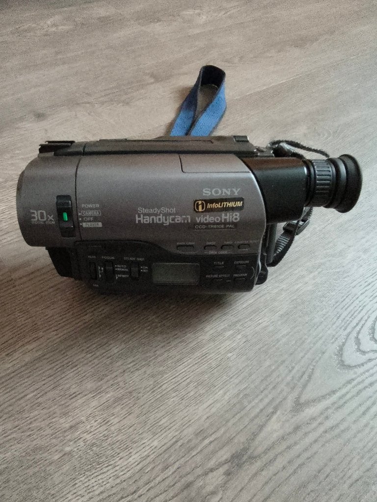 Sony Handycam, Ophalen, Filmcamera