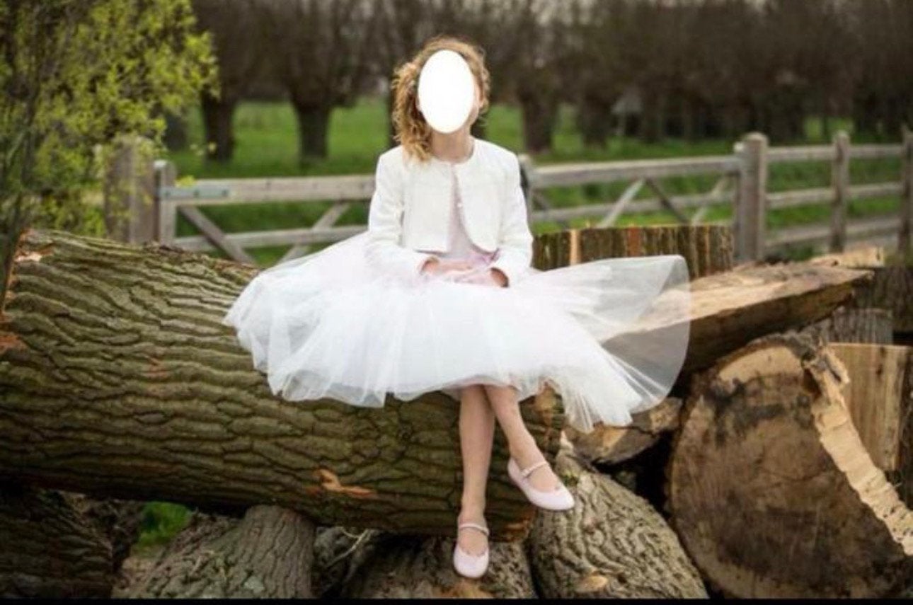 Eerste communie kleedje met vestje en schoenen, Tickets & Billets, Réductions & Chèques cadeaux
