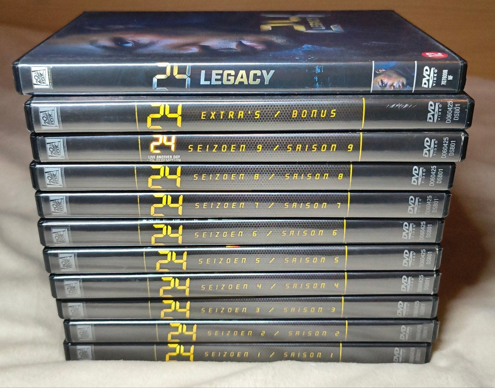 24 seizoen 1-9 + extra's + legacy, Bonusmateriaal, Engels, Nederlands, Ophalen of Verzenden