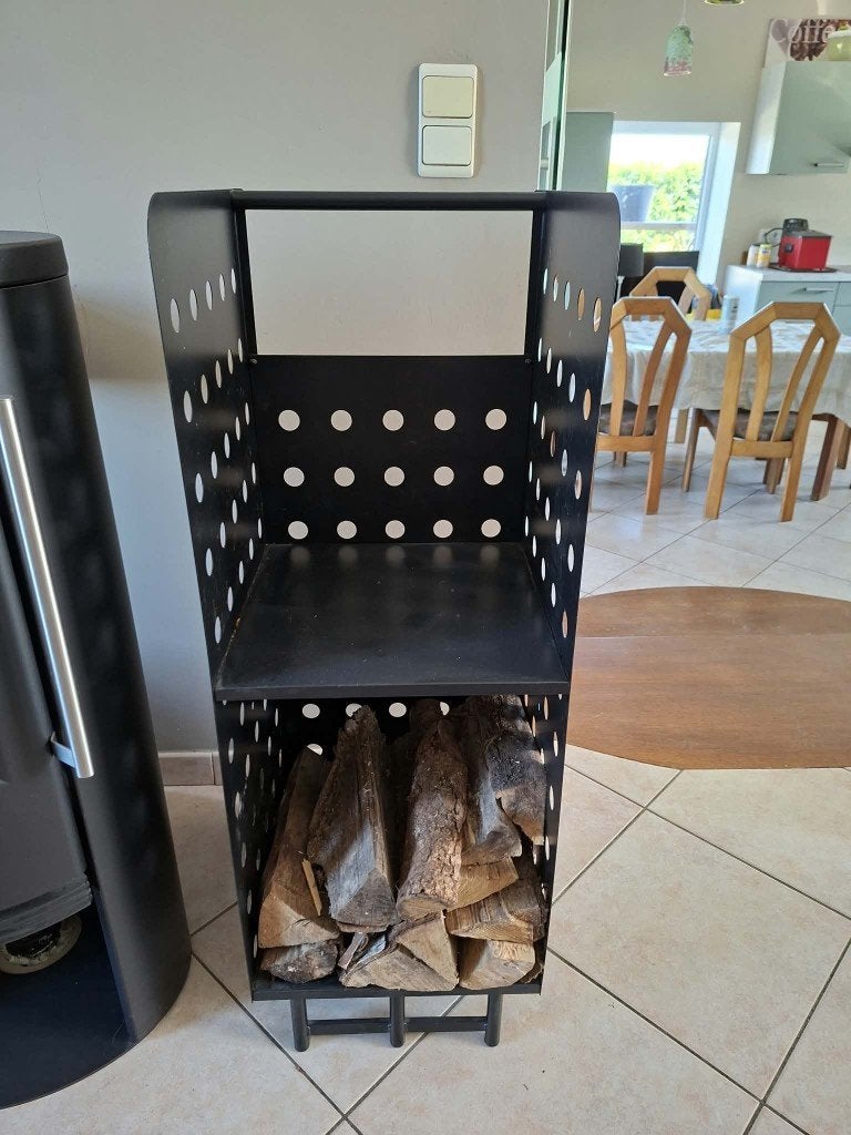Range-bûches / rangement pour bois de chauffage, Huis en Inrichting, Kasten | Overige, Zo goed als nieuw, Ophalen