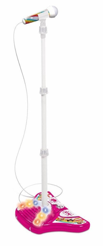 K3 Disco Microfoon met staander, Ophalen of Verzenden, Zo goed als nieuw, Met licht