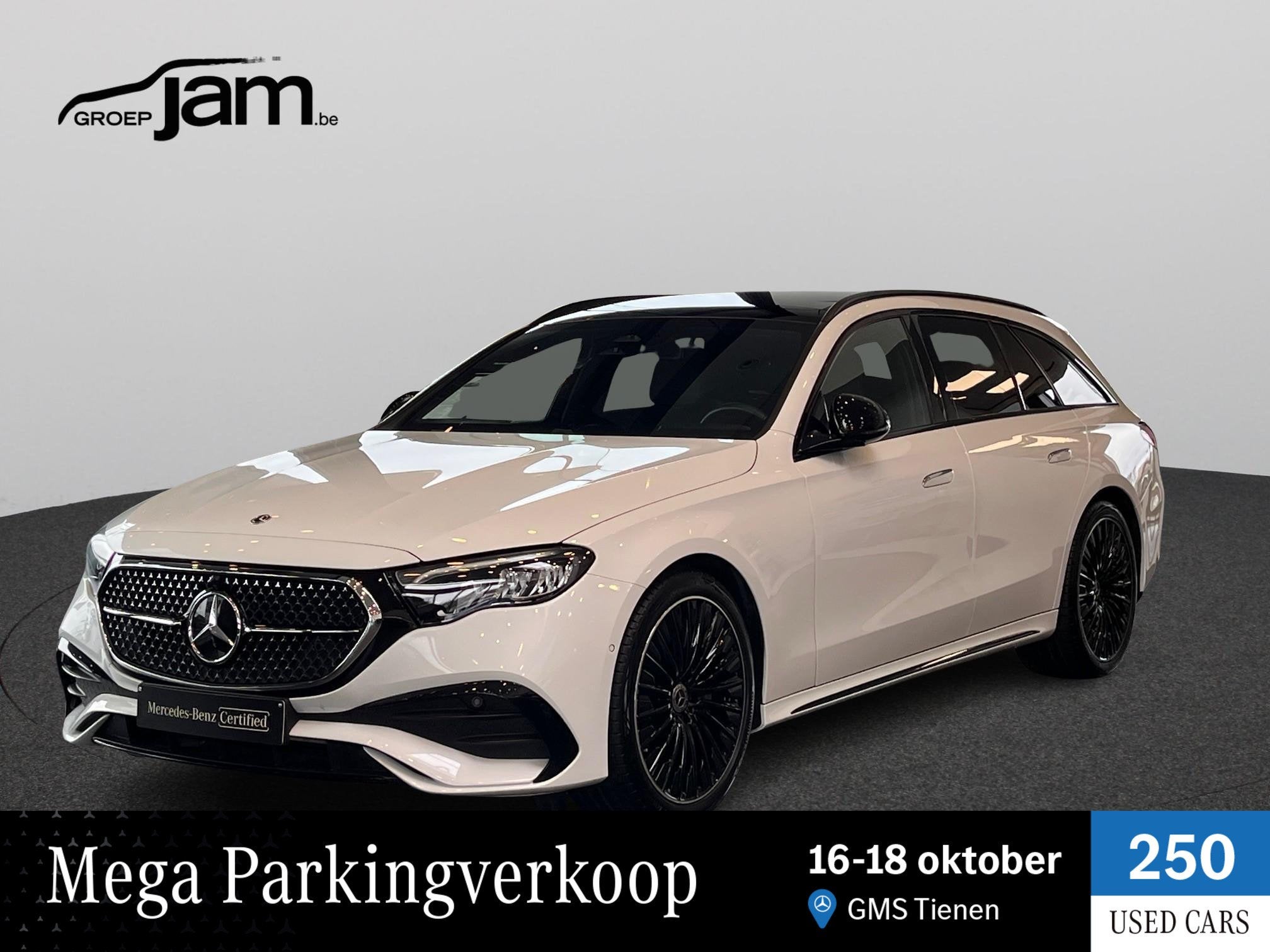 Mercedes-Benz E 220 d AMG/Pano/hyperscreen, Auto's, Automaat, 197 pk, Gebruikt, 4 cilinders