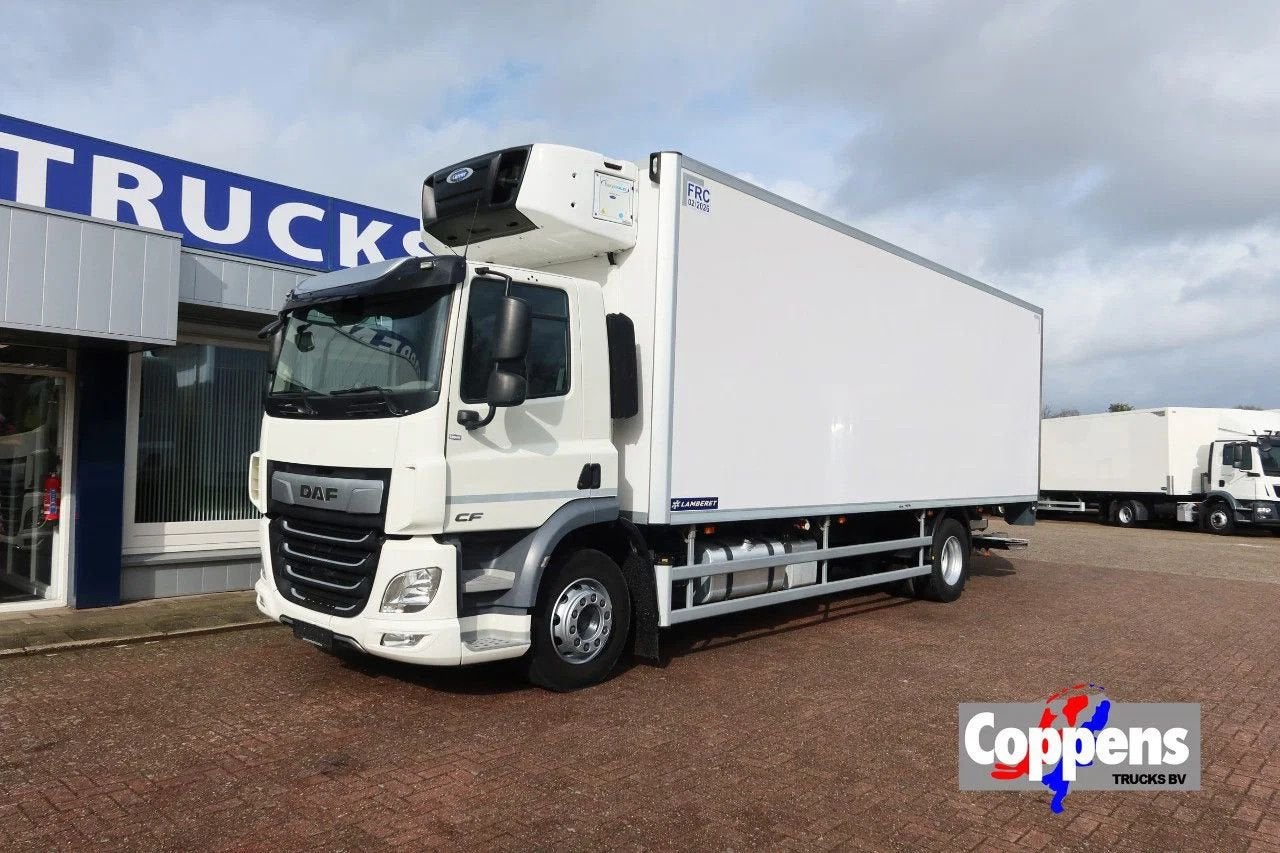 DAF CF 320 Bak + Dhollandia 2000kg klep, Carrier Silence Sup, Automaat, Wit, Bedrijf, Diesel