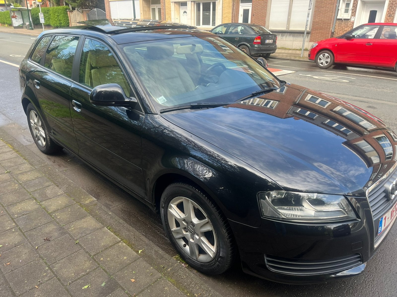 Audi A3 1,6 tdi, Autos, Audi, Cuir, Euro 5, Beige, Boîte manuelle