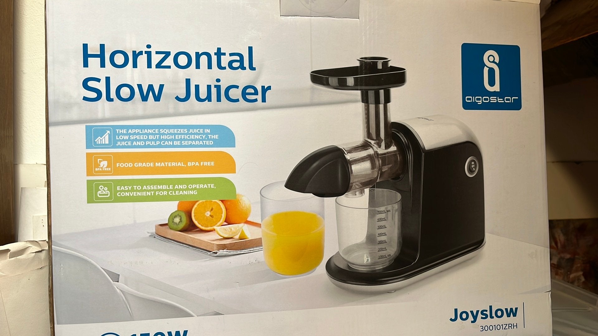 Slowjuicer, niet veel gebruikt, Elektronische apparatuur, Ophalen, Zo goed als nieuw, Slowjuicer