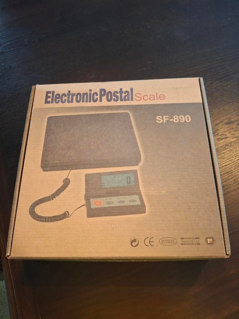 Pakket weegschaal sf 890. tot 50kg, Ophalen of Verzenden, Zo goed als nieuw, Overige typen, Digitaal