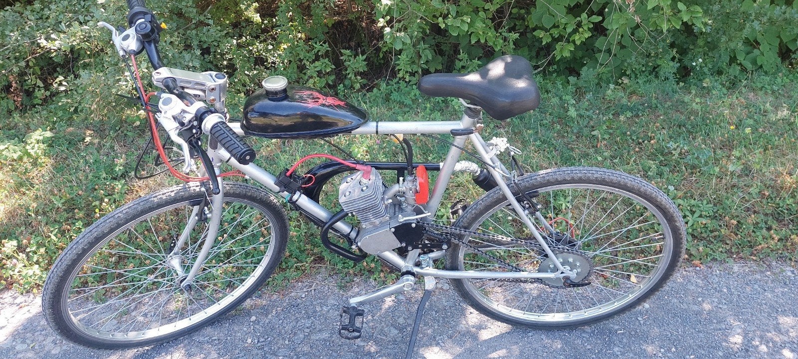 velo a moteur 2 t 100cc a peine 60km tj en rodage, Enlèvement ou Envoi