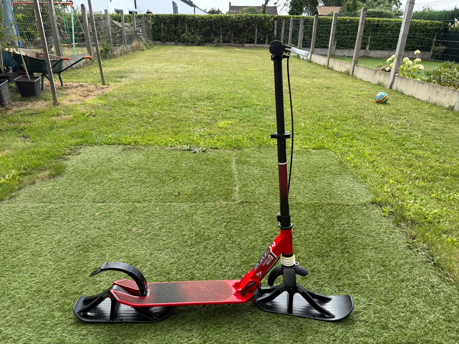Trottinette duo avec roue est glisse, Enlèvement, Utilisé