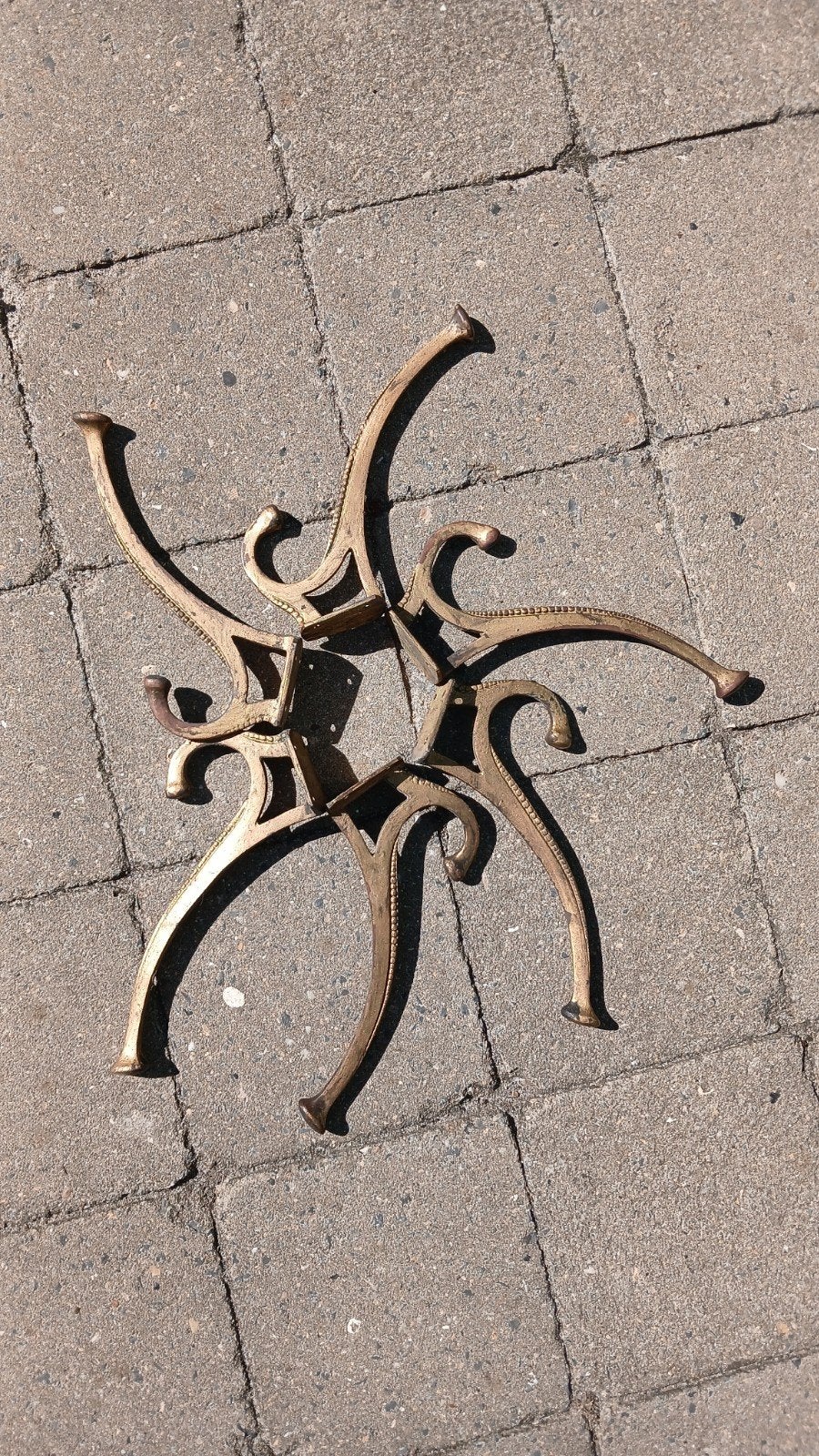 Art nouveau koperen kapstokken van 1908, Antiek en Kunst, Ophalen of Verzenden, Koper