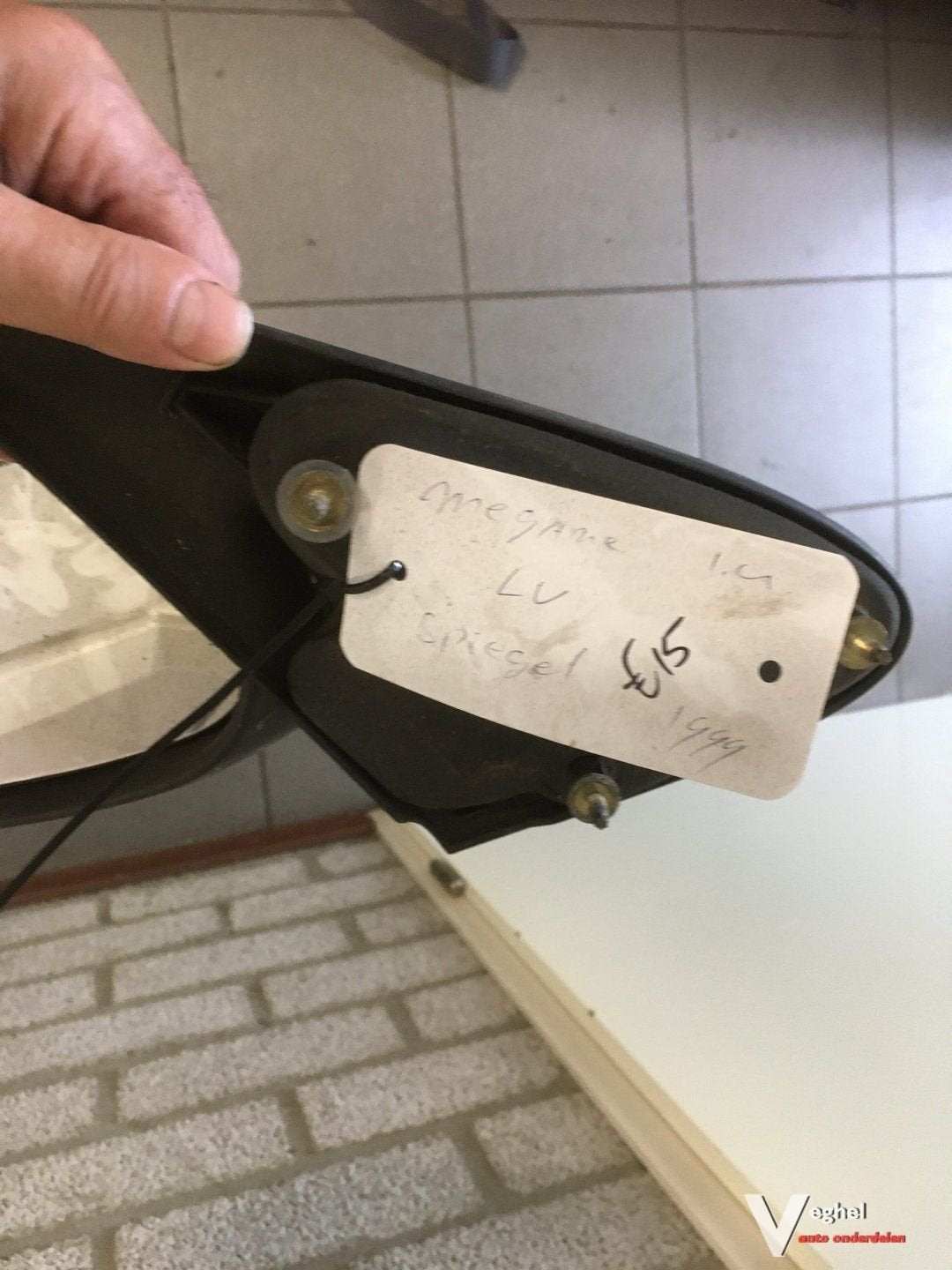 Renault megane '99 buitenspiegel Lv, Gebruikt, -, -, Ophalen of Verzenden