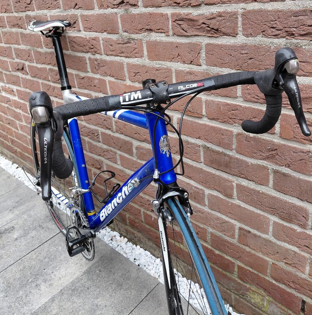 Alu racefiets met Shimano Ultegra 10v, Fietsen en Brommers, Ophalen, 28 inch, Gebruikt, Carbon