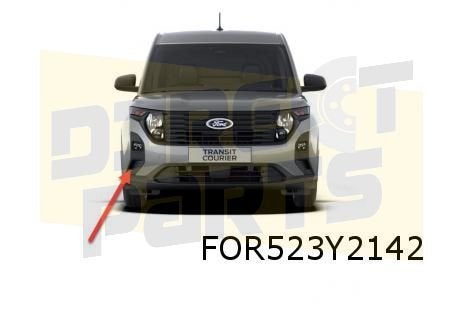 Ford Transit Courier (1/24-) voorbumpergrille Rechts (bij ML, -, -, Nieuw, Ford