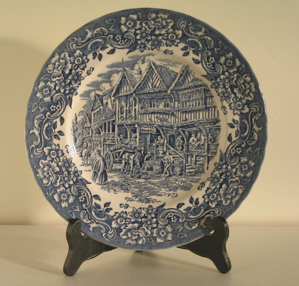 Assiette bleue d'Angleterre - 8104, Enlèvement