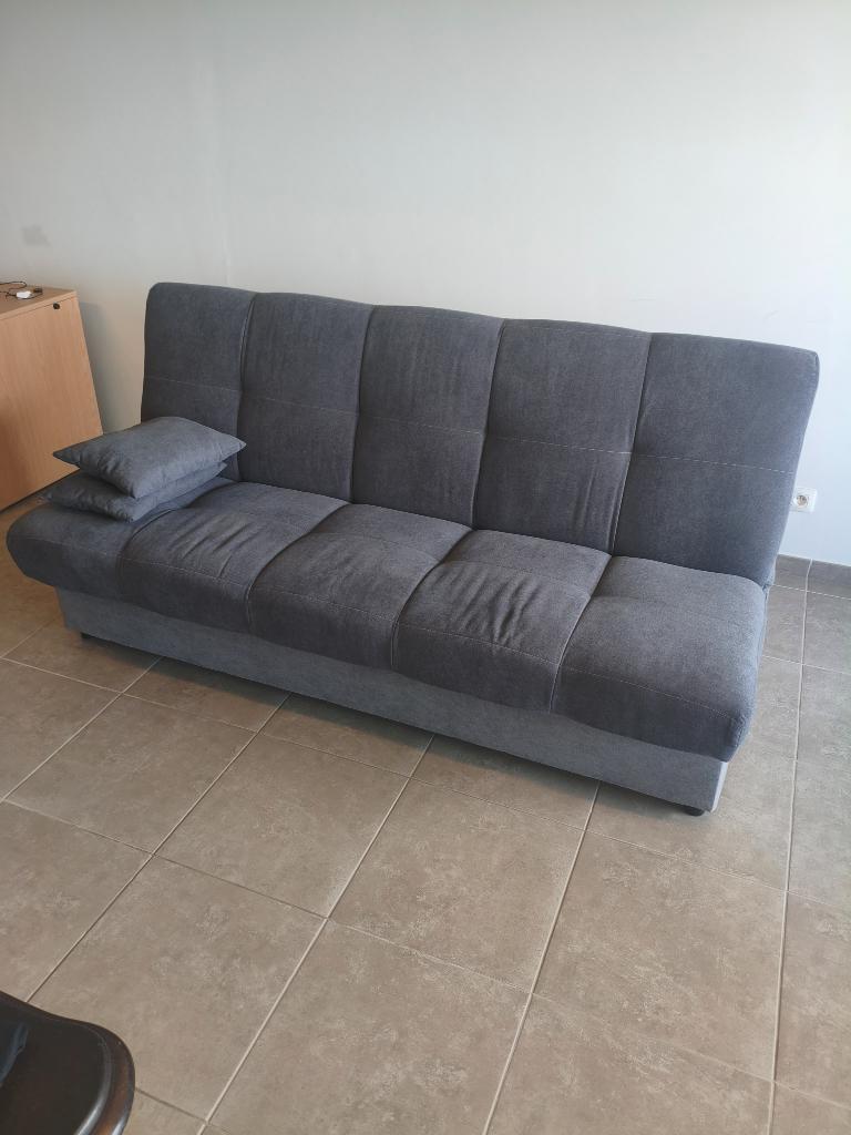Canapé-lit WEBA avec 2 coussins, Enlèvement, 200 cm, 140 cm, Comme neuf