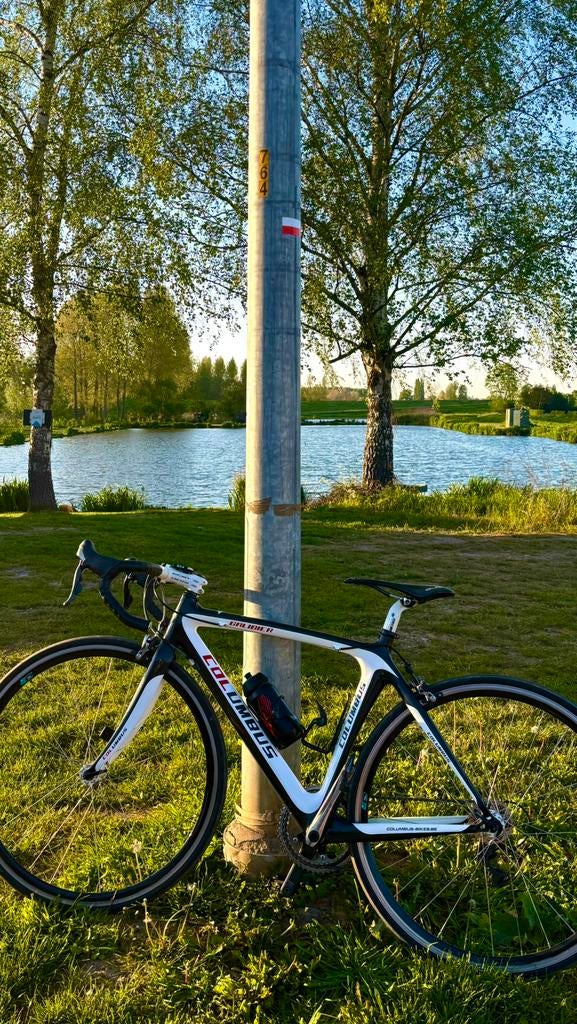 Columbus Galibier Carbon – Full Shimano Dura-Ace – Topstaat, Vélos & Vélomoteurs, Enlèvement, Utilisé, Carbone