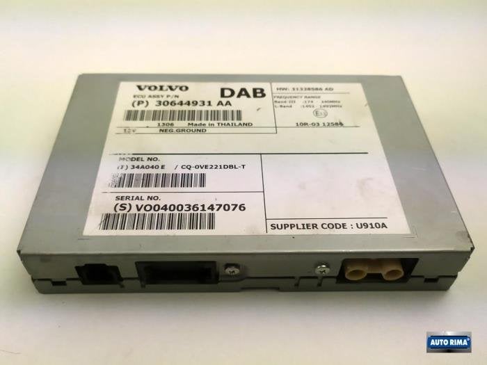 Antenne amplificateur d'un Volvo V60, -, 3 mois de garantie, Utilisé, -