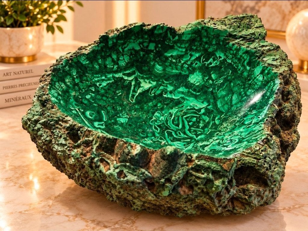 Malachite botryoidal " EXTRA RARE " natural- 27 kg, Collections, Enlèvement ou Envoi, Minéral