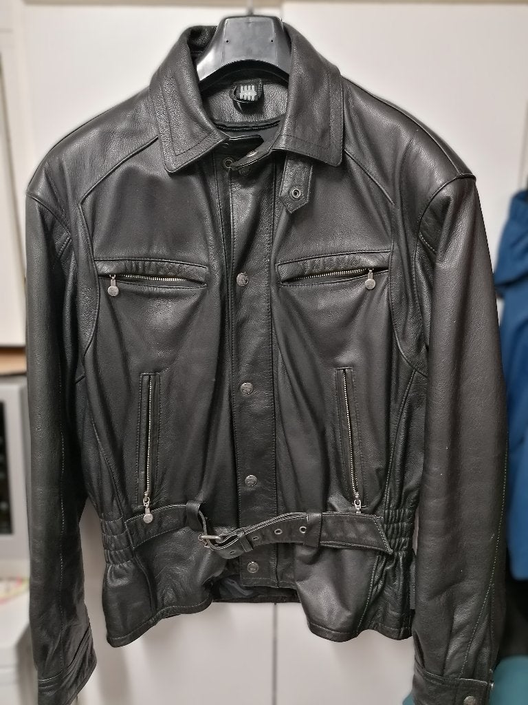 Lederen motorvest - Classic Gear – Medium, Motoren, Kleding | Motorkleding, Ophalen, Tweedehands, Heren, Jas | leer