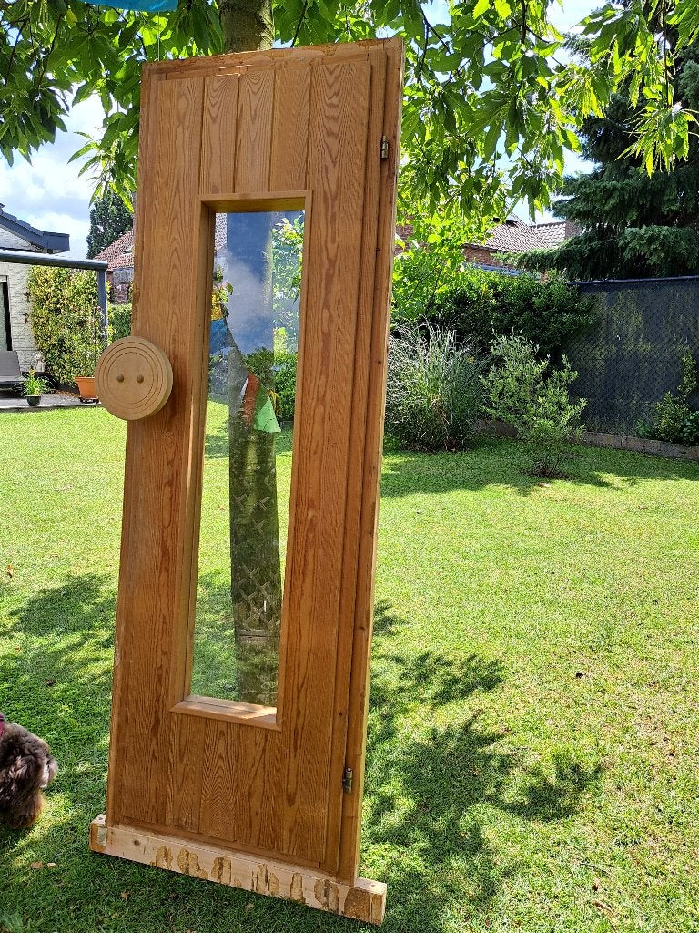 sauna deur, Sport en Fitness, Sauna, Ophalen, Gebruikt, Fins of Traditioneel, Onderdelen