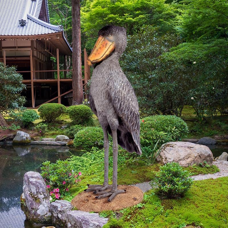 Shoebill Stork – Gell Coated Hoogte 137 cm, Verzamelen, Dierenverzamelingen, Nieuw, Ophalen