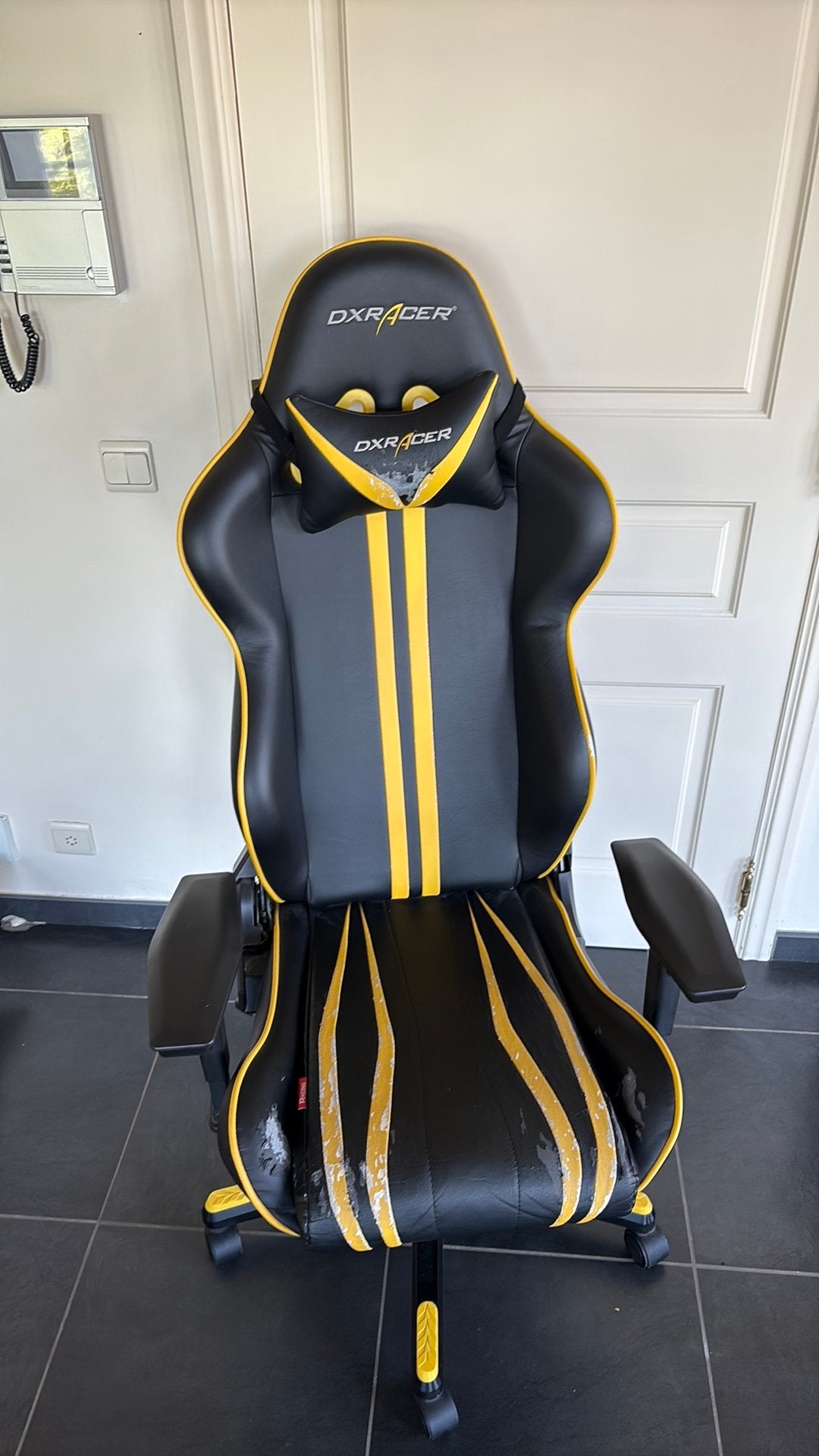 DxRacer gaming chair bureaustoel, Maison & Meubles, Chaises de bureau, Chaise de bureau de gaming, Enlèvement, Utilisé, Chaise de bureau