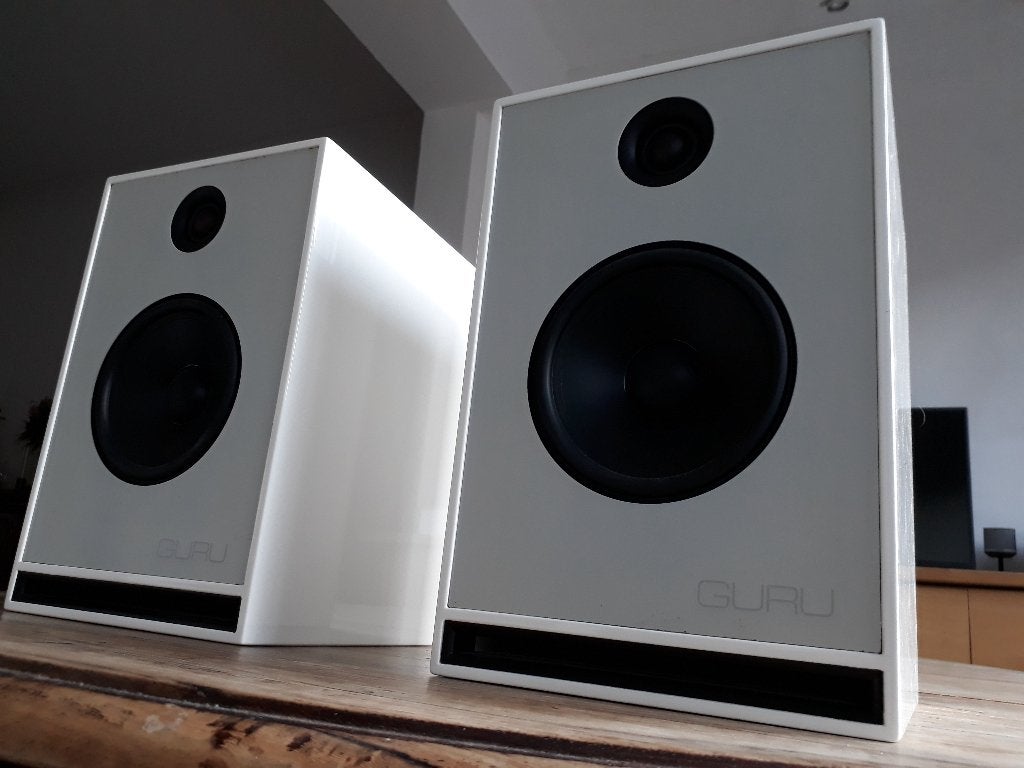 Enceintes Hifi Guru Junior, Autres marques, Moins de 60 watts, Comme neuf, Enlèvement