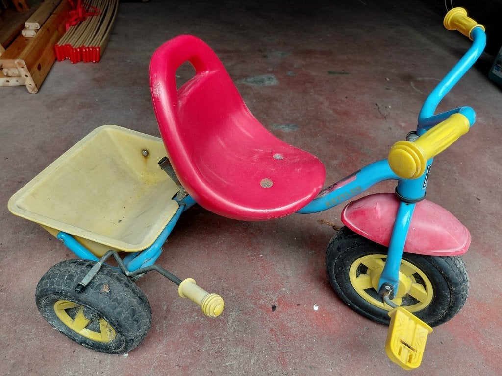 Driewieler Kettler, Fietsen en Brommers, Fietsen | Driewielers, Ophalen, Gebruikt, Terugtraprem, Kettler