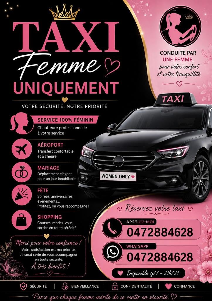 Taxi femme, Tickets & Billets, Événements & Festivals