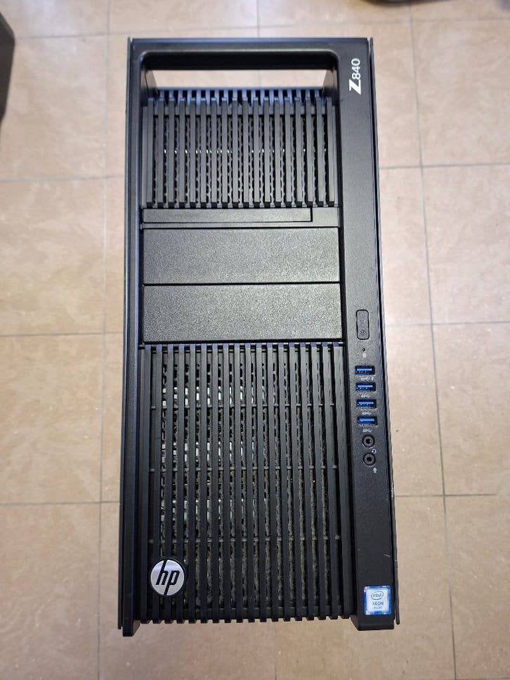 HP Z840 2x Xeon 24-Core 32GB ECC P620 480GB SSD 3TB SAS W11, Ophalen of Verzenden, Gebruikt, 64 GB, 2 tot 3 Ghz