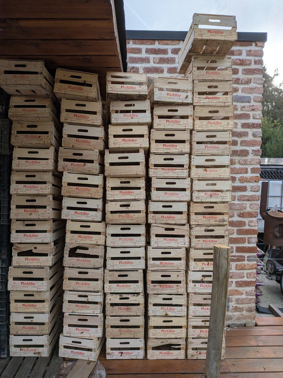 houten bakjes/kratjes, Ophalen, Gebruikt, Minder dan 50 cm, Minder dan 40 cm
